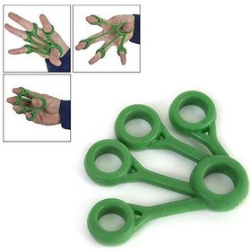 Resim Finger . Silikon El Parmak Egzersiz Aparatı . Yeşil 