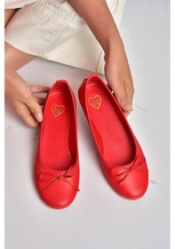 Resim Fox Shoes Y726785209 Kırmızı Kadın Babet 