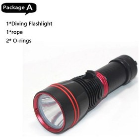 Resim 1000 Lümen Led Dalış El Feneri Taktik Su Geçirmez Işık 100 M 