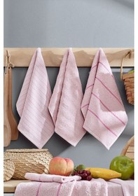 Resim Elart Sophia Mutfak Havlusu 6 Adet 45x30 Cm Pudra Pudra 