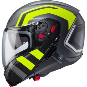 Resim Caberg Horus x Road Mat Siyah-Sarı 