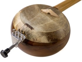 Resim Quality Carved Walnut Wooden Kemane Kamanche Kemence W/ Bag AL87 