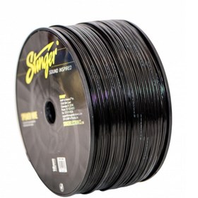 Resim STINGER ELECTRONICS Spw518bk1 18 Ga Siyah 304,8 Metre Hoparlör Kablosu 