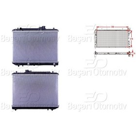 Resim Su Radyatoru Brazıng At 350x518x16 Suzukı Baleno Eg 1.3-16 95-02 17700 