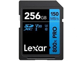Resim Lexar 256GB 800X SD UHS-I V30 150MB/s Hafıza Kartı Yüksek Hız ve Uyumlu Performans 