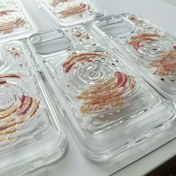 Resim İyi Şanslı Sazan Su Dalgası Kişilik El Yapımı iPhone 13/14/15/16 Pro Max için Uygun, Taze ve Şeffaf, ins Tarzı, Lüks, Kamera Koruma, Benzersiz Tasarım, Yüksek Kaliteli Sert Kabuk, Trend Koruyucu Kılıf 