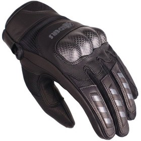 Resim 4riders Roma Evo Korumalı Motosiklet Eldiveni Siyah 