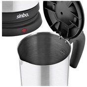 Resim Büro Ev Ofis Arabası İçin Araç İçi Paslanmaz Çelik Oto Su Isıtıcı Kettle 