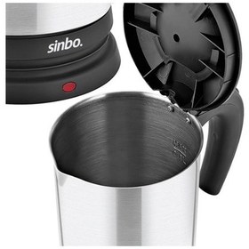 Resim Büro Ev Ofis Arabası İçin Araç İçi Paslanmaz Çelik Oto Su Isıtıcı Kettle 