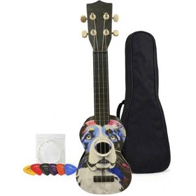 Resim Ukulele Corso Köpek Desenli 