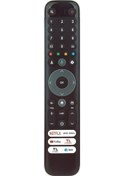 Resim Tcl 55t7b İle Uyumlu 4k Qled Tv Mikrofonlu Kumanda 
