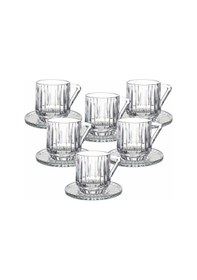 Resim Arow Mass Cam Çay Seti 6 Lı - Çay Nescafe Fincanı Seti Takımı 
