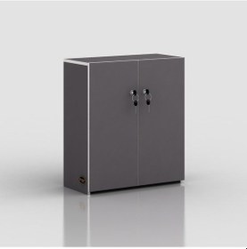 Resim Kenzlife Ayakkabılık Ayakkabı Dolabı Kilitli Gutan Gri 080 70 32 Kapaklı Ofis Dolabı 