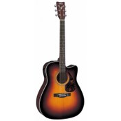 Resim Yamaha FX370CTBS Elektro Akustik Gitar (Tobacco Sunburst) 