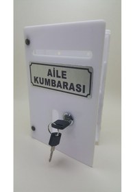 Resim Küçük Boy Pleksi Aile Kumbarası N11.179 