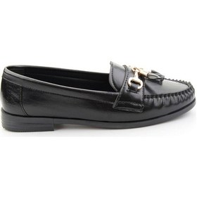 Resim Siyah Kadın Loafer Ayakkabı K01140006242 