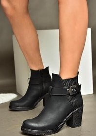 Resim fox SHOES R674151409 Kalın Topuklu Kadın Bot 