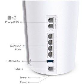 Resim Tp-lınk Deco X73-dsl Wıfı6 Ax5400 Vdsl Modem 