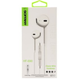 Resim SOFFANY EARPHONES Soffany Ios 5 5s 5se 5c 6 6s Plus Uyumlu Mikrofonlu Kablolu Kulak Içi Kulaklık Hf-690 