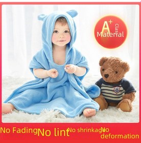 Resim Geekyou Çocuklar İçin Kuru Hızlı Yumuşak Mercan Külotlu Banyo Mandalı - Kapüşonlu, Çok Amaçlı, Toptan Satış Beyaz 