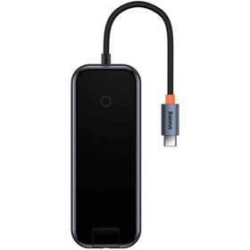 Resim Baseus Acmejoy Serisi 5 In 1 Çevirici Dönüştürücü Hub type-c To 2xusb 3.0 Usb 2.0 Usb-c Pd Rj 