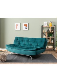 Resim Pafu Rivo Üçlü Yataklı Koltuk - Soho Petrol Petrol Yeşili 