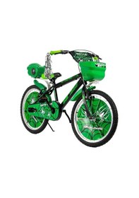 Resim Sarissa Spinne 20 Jant 7 Ve 10 Yaş Çocuk Bisikleti Yeni Sezon Full Aksesuarlı Yeşil 