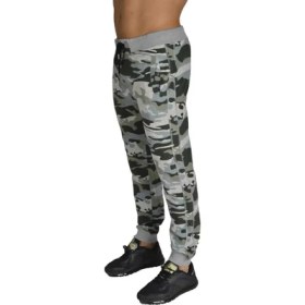 Resim Big Sam Yeşil Kamuflaj Slim Fit Eşofman Stilya 