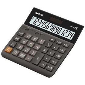 Resim Casio DH-14-BK 14 Hane Masaüstü Siyah Hesap Makinesi 