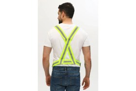 Resim Uniprom Yüksek Görünürlüklü Reflektörlü Ikaz Yeleği, Motorsiklet Motor Bisiklet Scooter Yeleği 