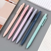 Resim 6 adet Pastel Renkli Mekanik Kalem, 0.5mm/0.7mm Yenilebilen Kalem - Ergonomik Tasarım, Şeffaf Kapak ve Silgi, Ofis, Okul ve Sanat Projeleri için İdeal, Ofis Malzemeleri, Minimalist Malzemeler, Düzgün Yazma 