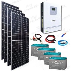 Resim Yapı Solar 3 Kw Mppt Bağ Evi Hazır Güneş Enerjisi Paketi Tak Çalıştır 