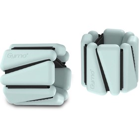 Resim Gymo Pro Series Ayarlanabilir Silikon Bilek Ağırlığı 2x500gr Üçgen Nane Yeşili 