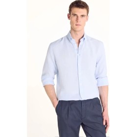 Resim Ted Baker Mavi Erkek Gömlek TBMRSH2034 