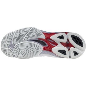 Resim Wave Voltage 2 Unisex Voleybol Ayakkabısı Beyaz / Kırmızı Çok Renkli 