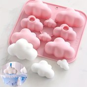 Resim 1 adet Esnek Silikon Bulut Kalıbı - Demolasyona Kolay, Düzensiz Şekil, DIY Projeleri, Sabun ve Daha Fazlası İçin Mükemmel, Reçine El Sanatları Malzemeleri, Çok Yönlü El Sanatları Malzemesi, Kolay Çıkarma Malzemesi 