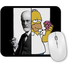 Resim Baskı Dükkanı Homer Freud Mouse Pad 