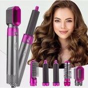 Resim Manessa Pro Hava Üflemeli Saç Düzleştirici Şekillendirici 5in1 Saç Bakım Seti Hot Air Styler 5 in 1 