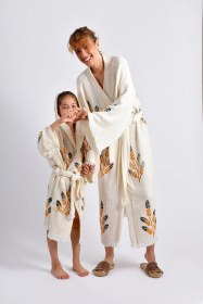 Resim Brandsmithshop Golden Wheat Anne Çocuk Kimono Set Çok Renkli 