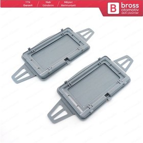 Resim Mercedes W211 için Gri Güneşlik Ayna Kapağı Sağ ve Sol 2108102510 N11.10043 