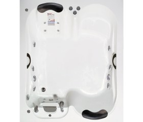 Resim Sacramento Jakuzi 180x153 h:55 Elite Hidromasaj Sistemli Küvet (Gövde + Metal ayak + 4 yön panel) 
