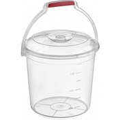 Resim MODA HOME Follow Me Şeffaf Lale Kova 10 Lt MDHOMEBANYO-34417 