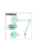 Resim Steweld 8062-d 3led-108 Led Işıklı Masa Mengeneli Büyüteç 