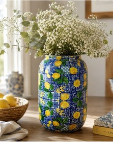 Resim Lemon Metal Saksı L 