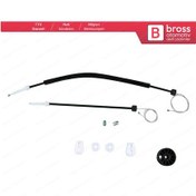 Resim Peugeot 307 2003-2009 Cabrio İçin Arka Sol Cam Kriko Tamir Seti 