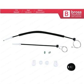 Resim Peugeot 307 2003-2009 Cabrio İçin Arka Sol Cam Kriko Tamir Seti 