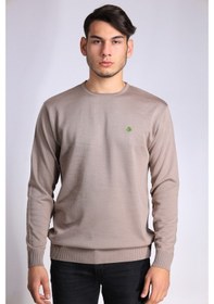 Resim Layyagosta Erkek Triko Kazak Vizon 