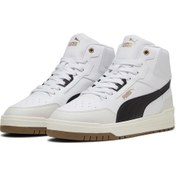 Resim Puma Shuffle Downtown Mid Unisex Yetişkin Sneaker Beyaz 