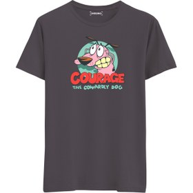 Resim Courage Dog - Regular Tshirt - 4XL / Antrasit 