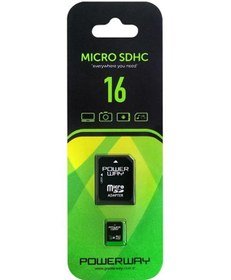 Resim Powerway 16 Gb Micro Sd Hafıza Kartı Cep Telefonu Fotoğraf Makinası Vb. Uyumlu 
